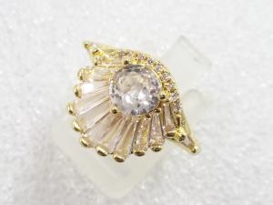 クリスタル　指輪(15.5号)